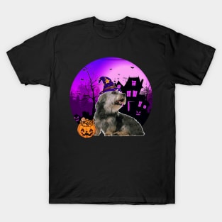 Happy Halloween Dandie Dinmont Terrier Dogs Halloween Gift T-Shirt